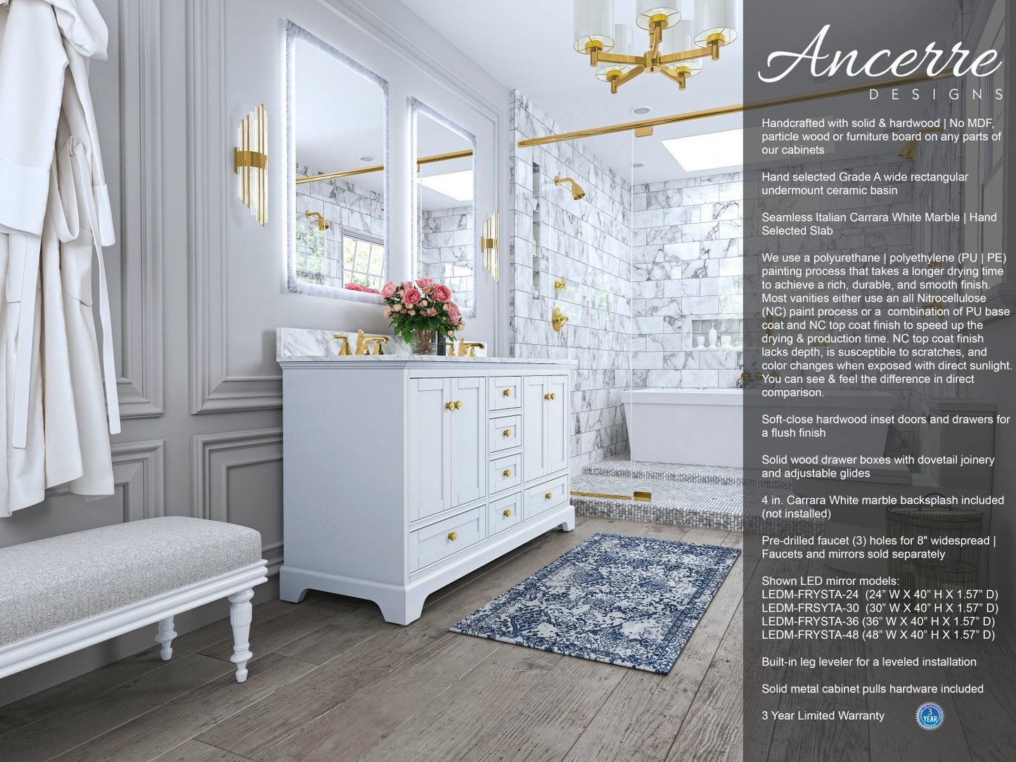 Audrey Bathroom Vanity Set