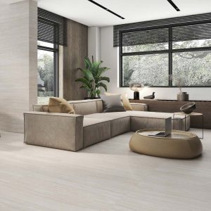 24x24 Eastern Vein Cream matte porcelain tile