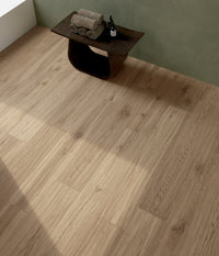 Excalibur Beige Wood Look Porcelain Tile | 8x48" Plank | 3x18" Chevron - Tilevanity.com
