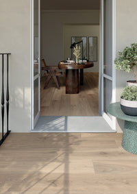 Excalibur Fumè Wood Look Porcelain Tile | 8x48" Plank | 3x18" Chevron - Tilevanity.com