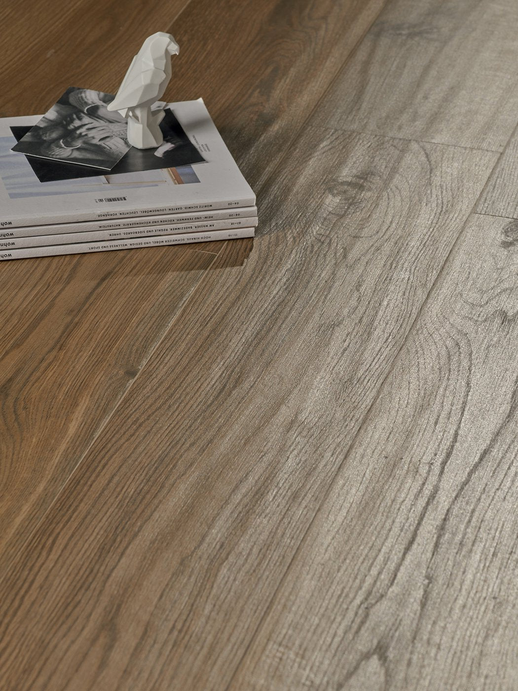 Excalibur Brown Wood Look Porcelain Tile | 8x48" Plank | 3x18" Chevron - Tilevanity.com