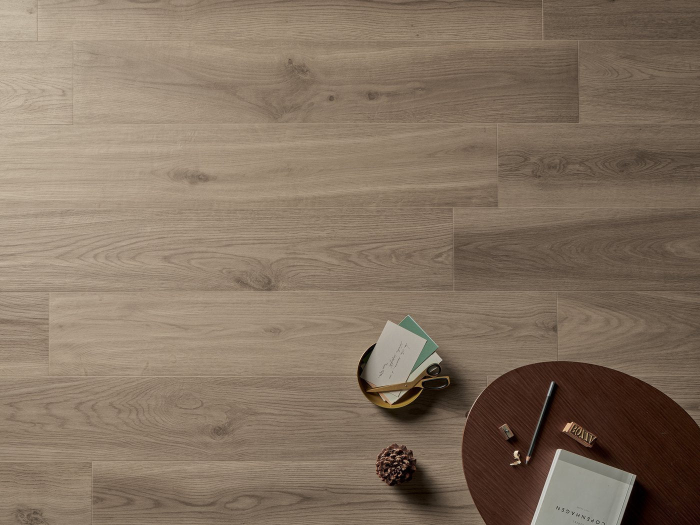 Excalibur Fumè Wood Look Porcelain Tile | 8x48" Plank | 3x18" Chevron - Tilevanity.com