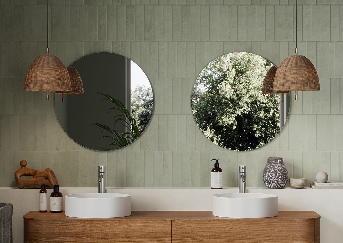 Mini Brick Porcelain Tile 2.5" x 9.5" | 8 Colors
