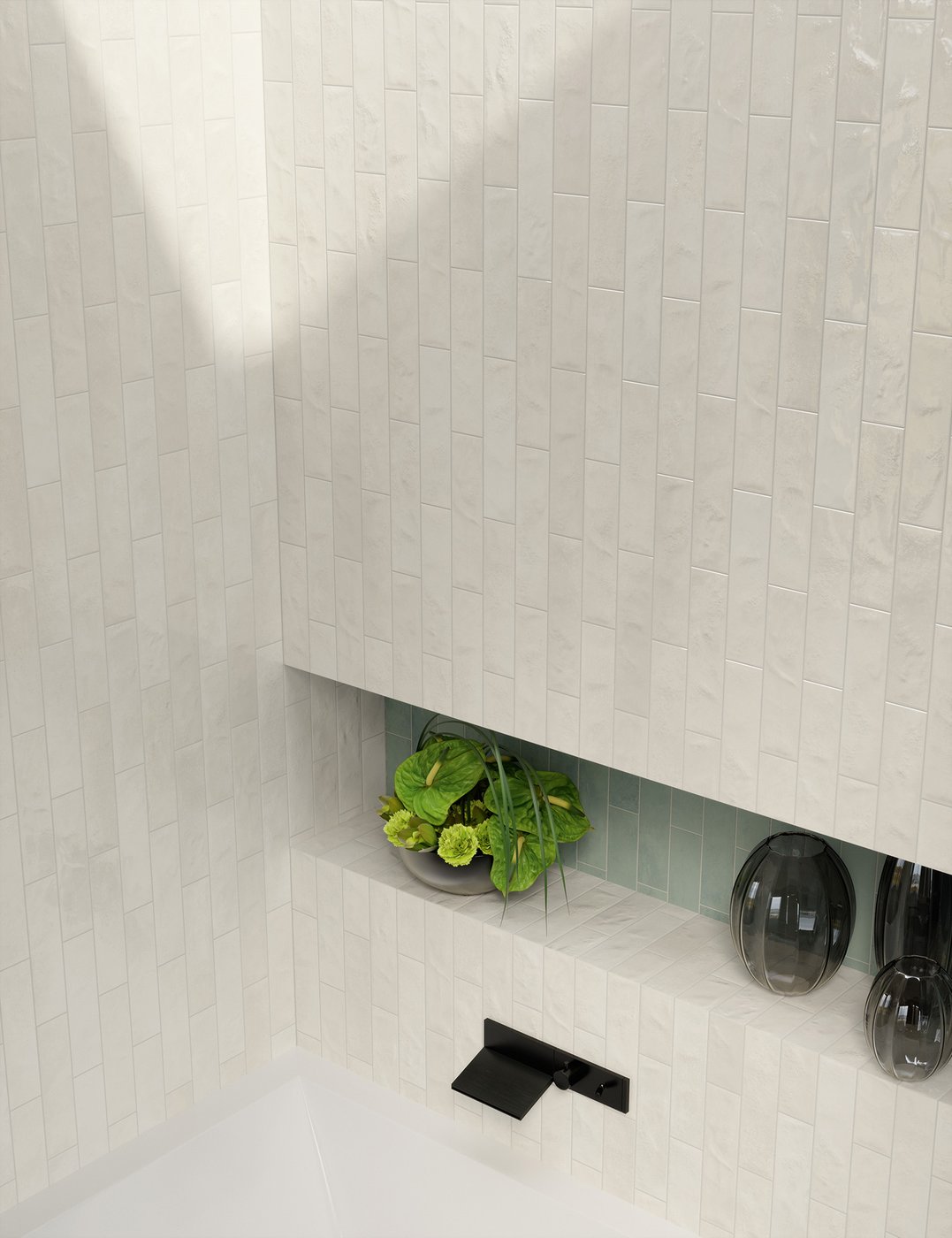 Lucent Glossy Porcelain Tile 2.5" x 9.5" | 8 Colors