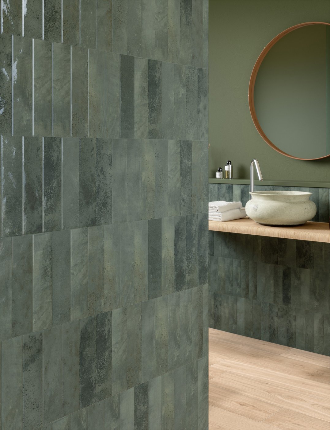 Lucent Glossy Porcelain Tile 2.5" x 9.5" | 8 Colors
