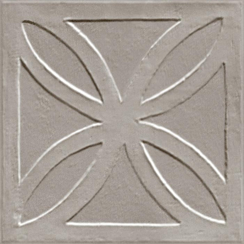 8x8 Amora 3D Structured Grigio porcelain tile