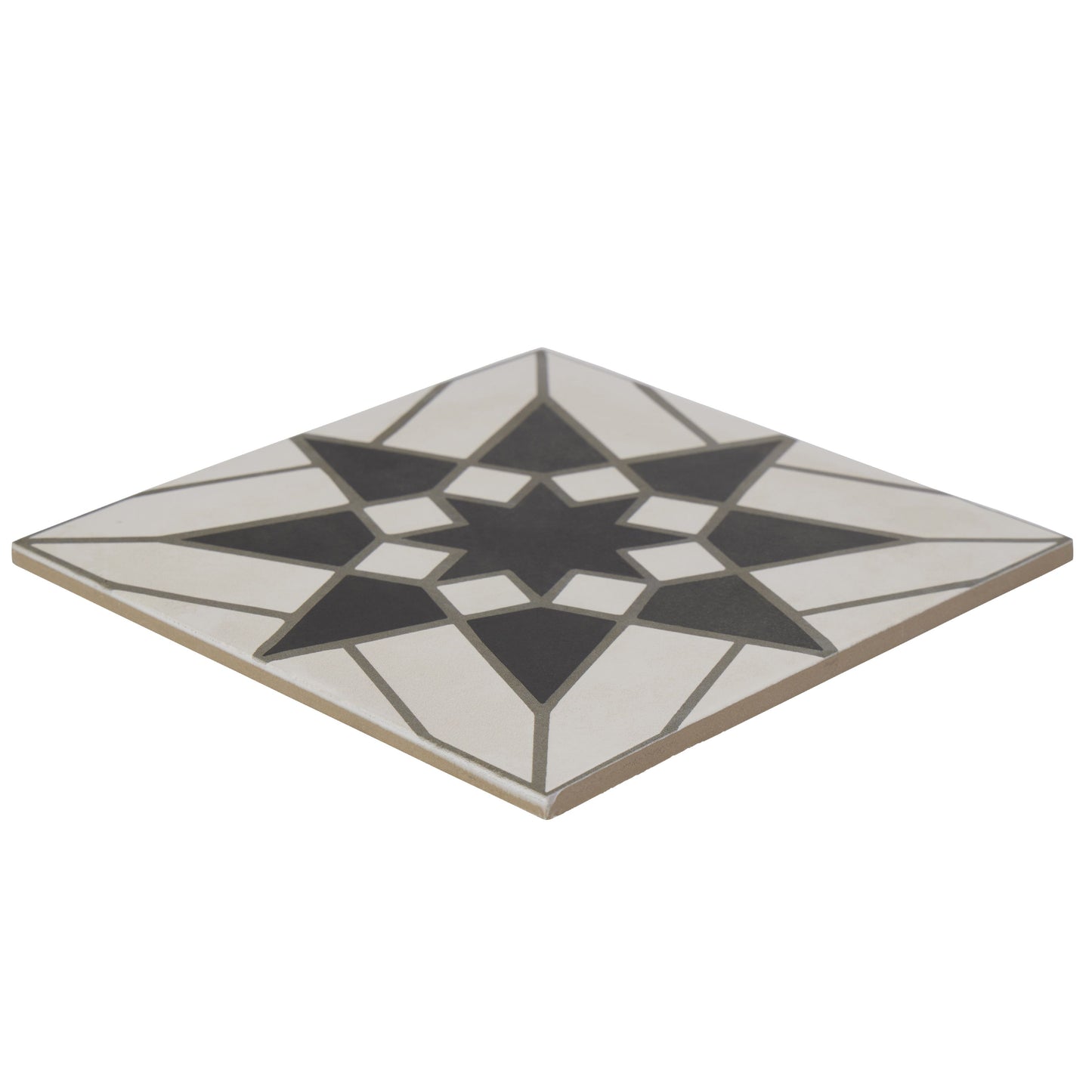 8x8 Splendor White porcelain tile - Industry Tile