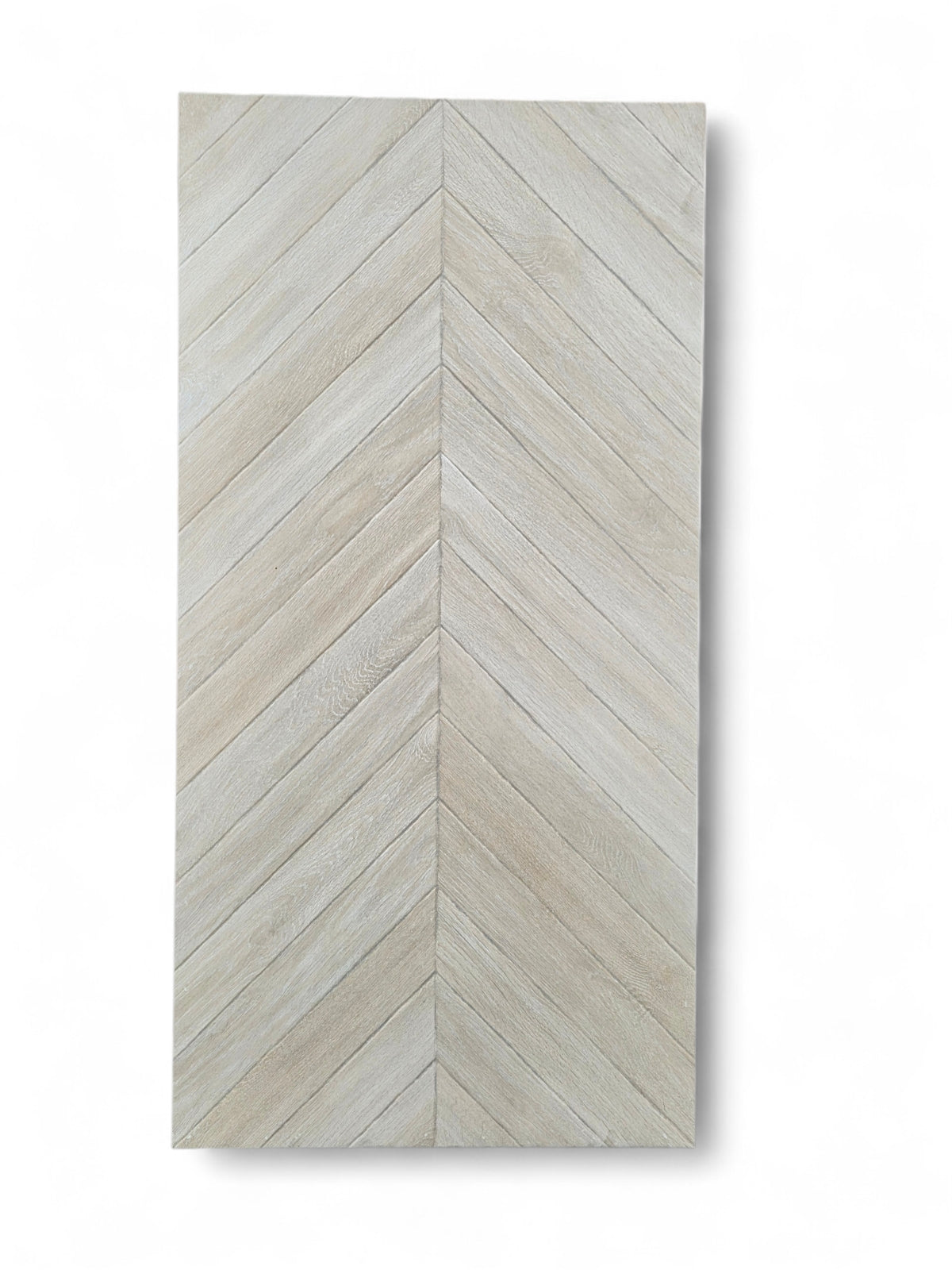 24x48 Chevron Cream Porcelain Tile