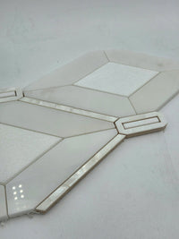 Industry Tile Natural Stone & MOP Waterjet Mosaic ( 5 pc per case) 2564