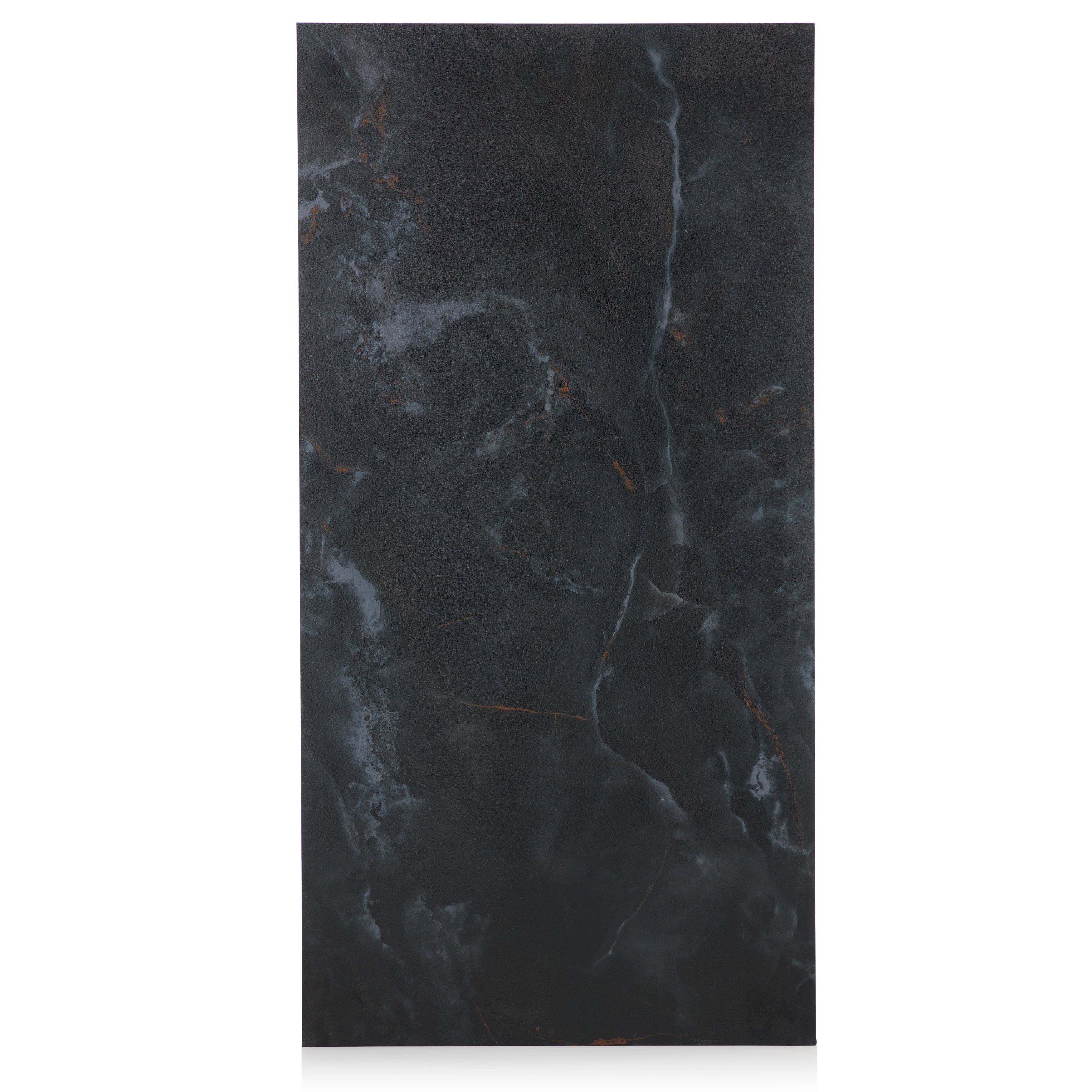 24x48 Reflection Black sugar finish porcelain tile – Industry Tile