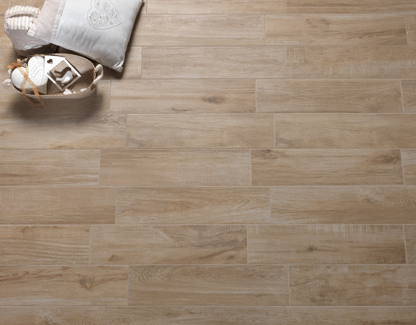 6x24 Norway Honey Wood Look porcelain tile
