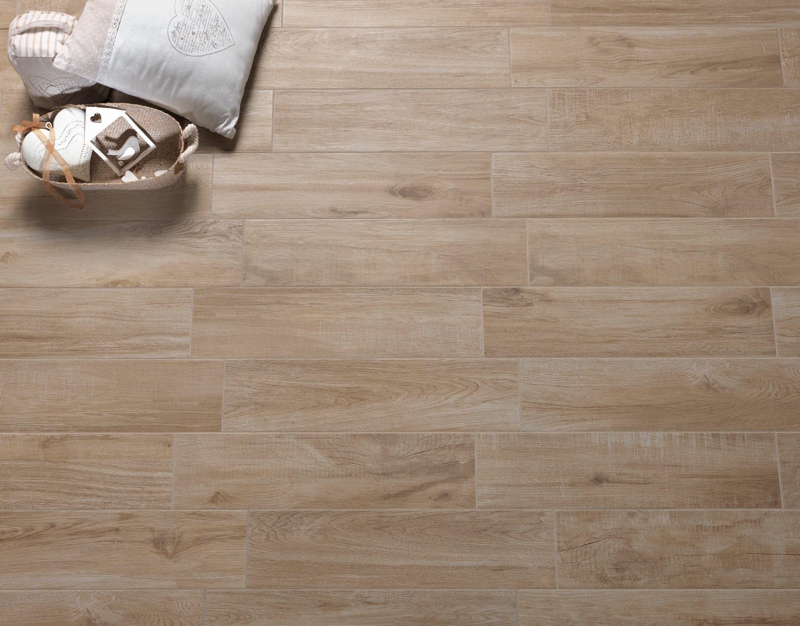 6x24 Norway Honey Wood Look porcelain tile