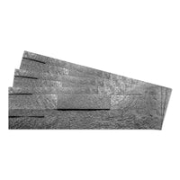 Oslo Smoke - Self-Adhesive 3D Peel & Stick Real Stacked Stone Tiles [Pack of 10]