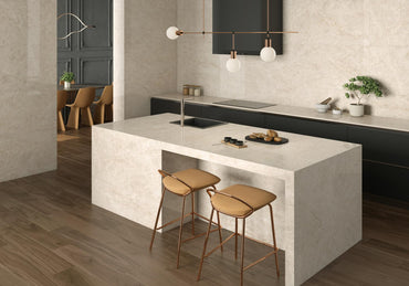 24x24 Taj Mahal Beige matte porcelain tile