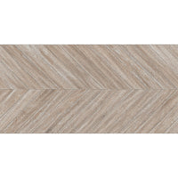 24x48 Chevron Beige Porcelain Tile