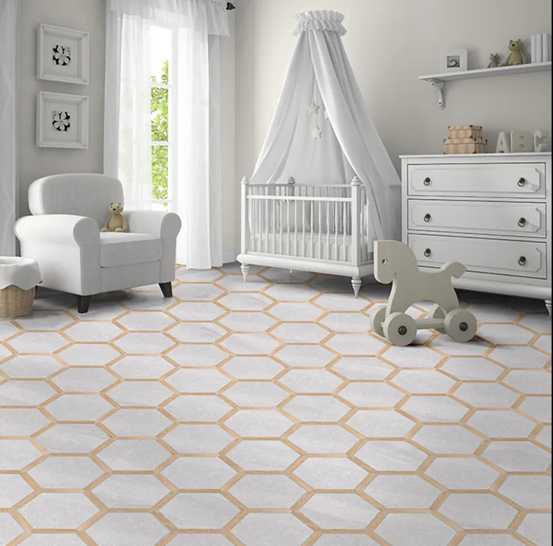 Hexelle Gray Matte Porcelain Hexagon Tile – 8.66x9.84