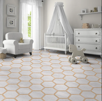 Hexelle Gray Matte Porcelain Hexagon Tile – 8.66x9.84