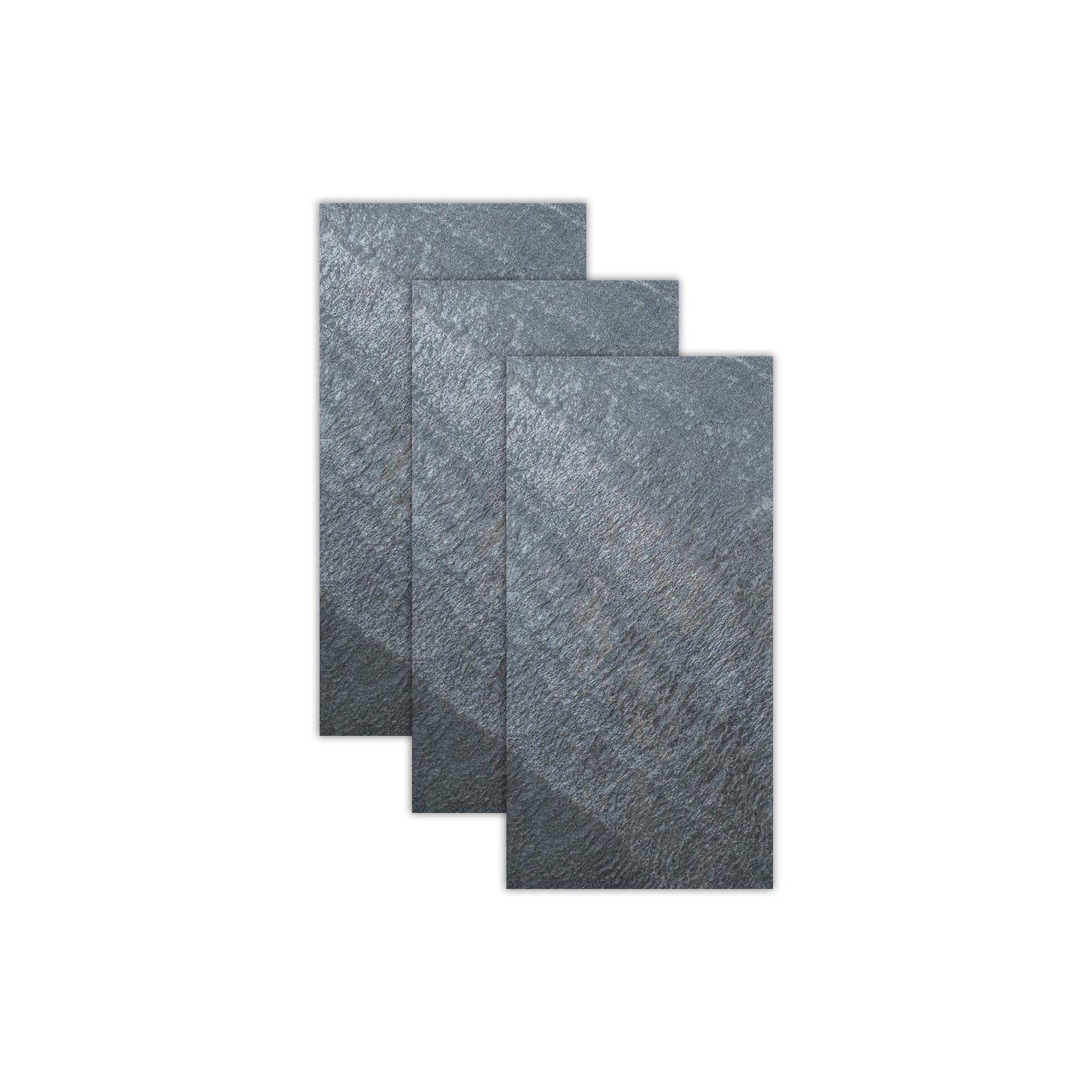 Silver Grey - Real Stone Veneer Sheets [Pack of 3]