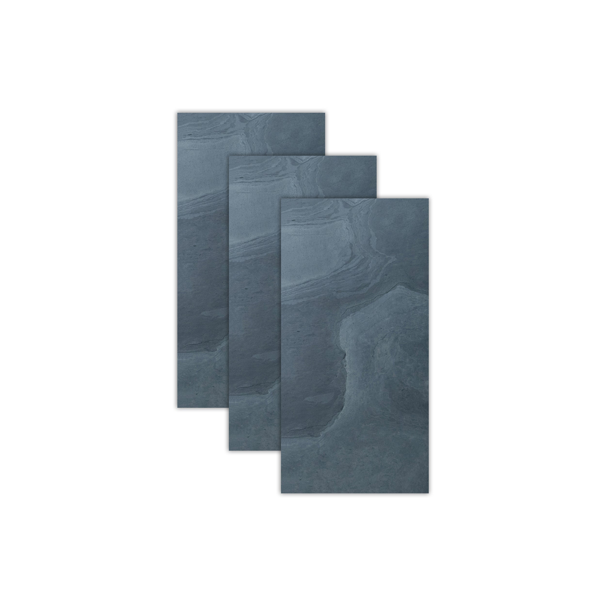 Shuttle Grey - Real Stone Veneer Sheets [Pack of 3]