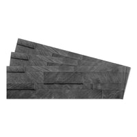 Shadow Gray - Self-Adhesive 3D Peel & Stick Real Stacked Stone Tiles [Pack of 10]