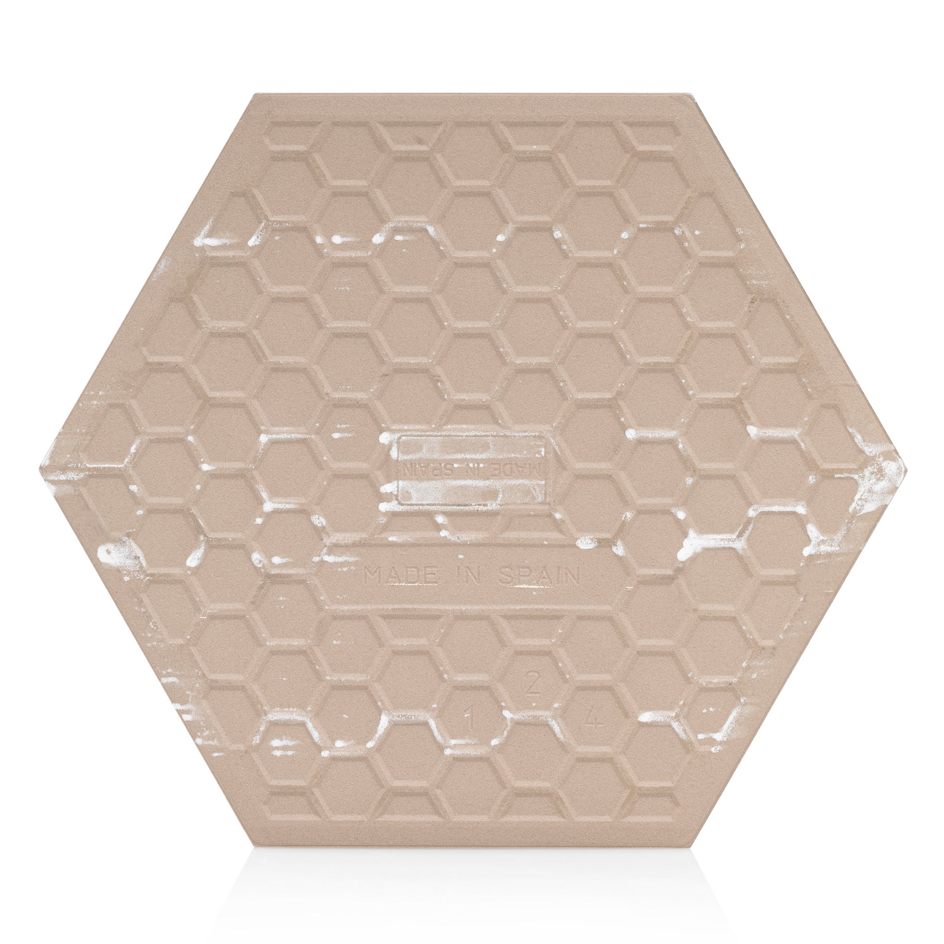9x10 Hexagon Dark Grey porcelain tile - Industry Tile