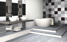 Load image into Gallery viewer, 9x9 Square Gris porcelain tile - Industry Tile