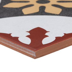 8x8 Tradition Praga Ceramic Tile - Industry Tile