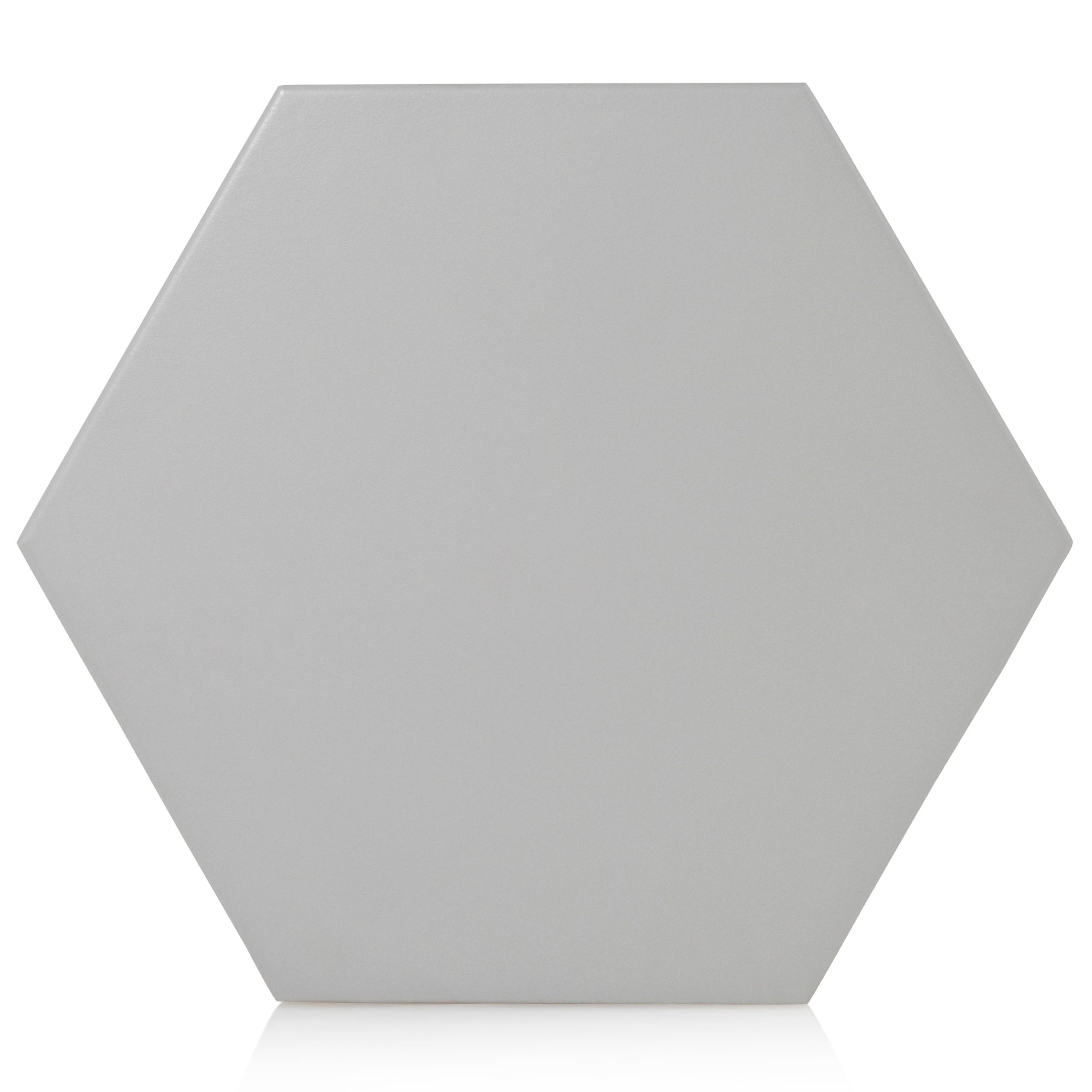 9x10 Hexagon Gris porcelain tile - Industry Tile