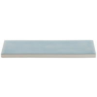 2.6x8 Crackled Turquoise white body ceramic wall tile - Industry Tile