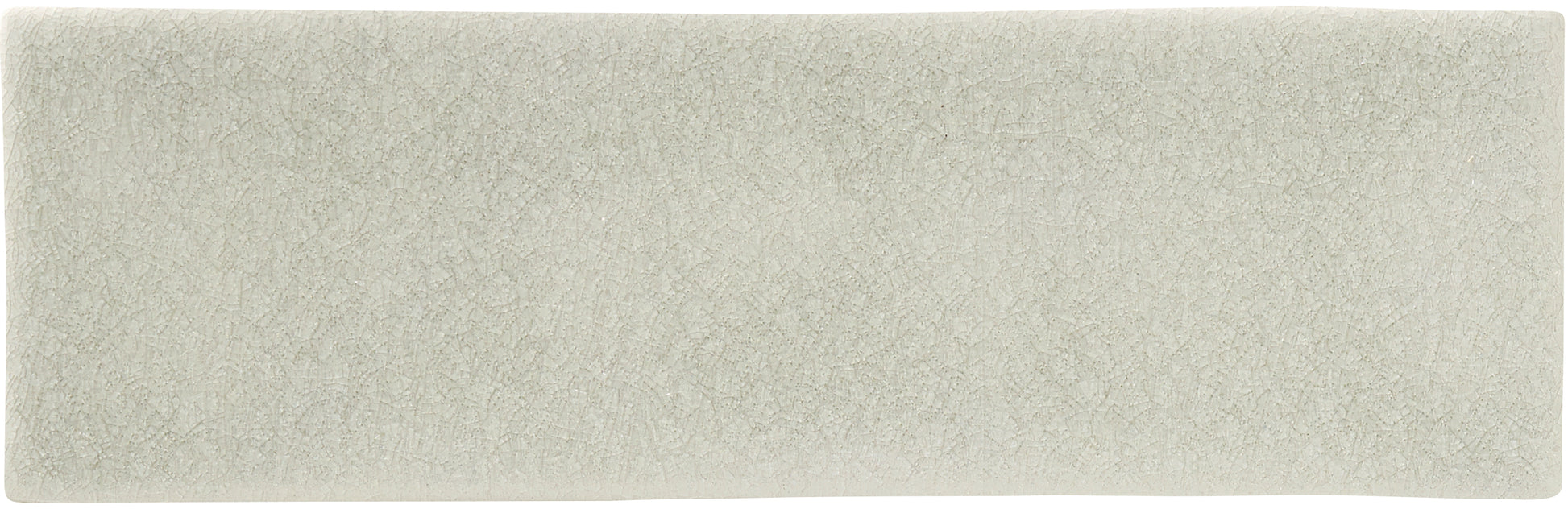 2.6x8 Crackled Ash white body ceramic wall tile - Industry Tile