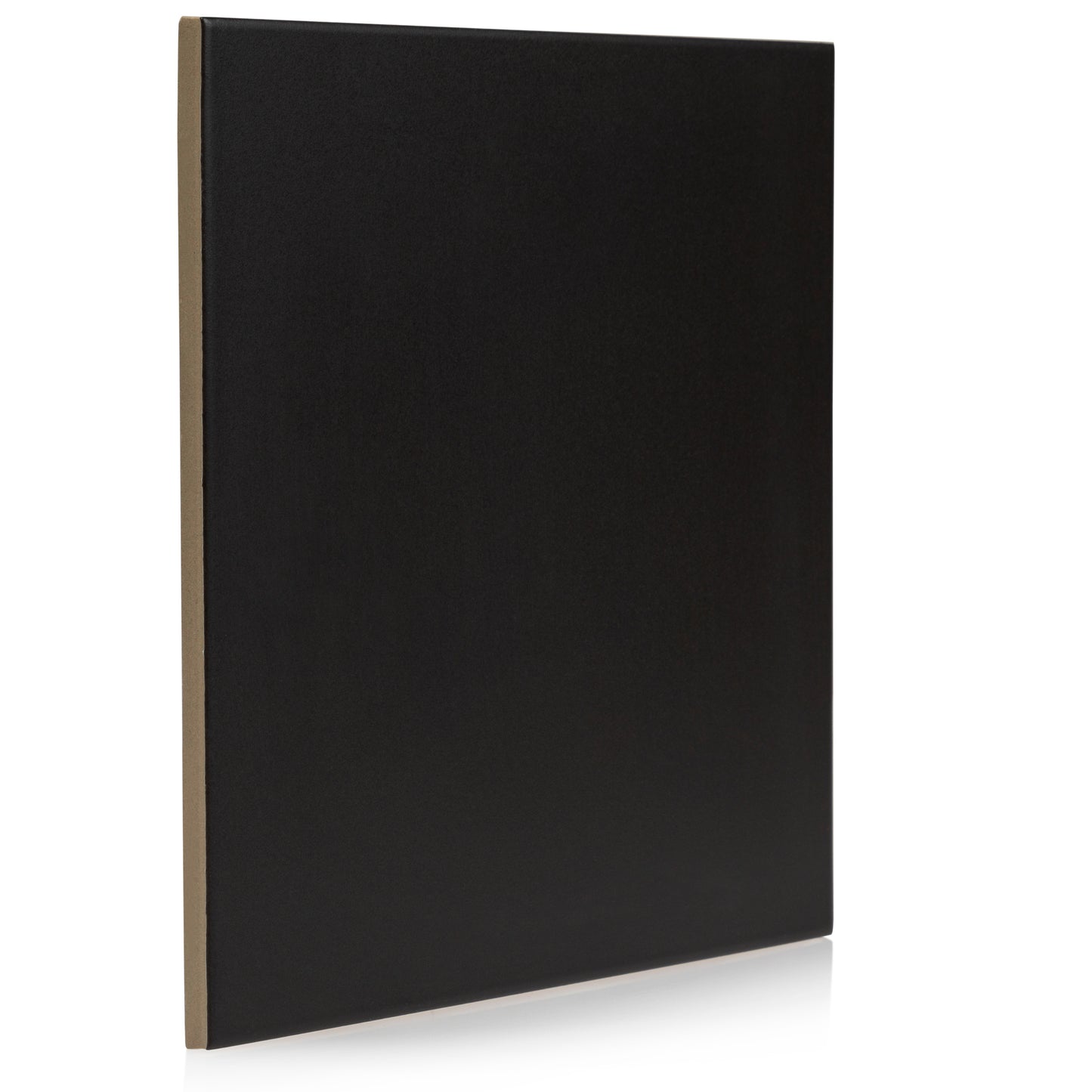 9x9 Square Black porcelain tile - Industry Tile