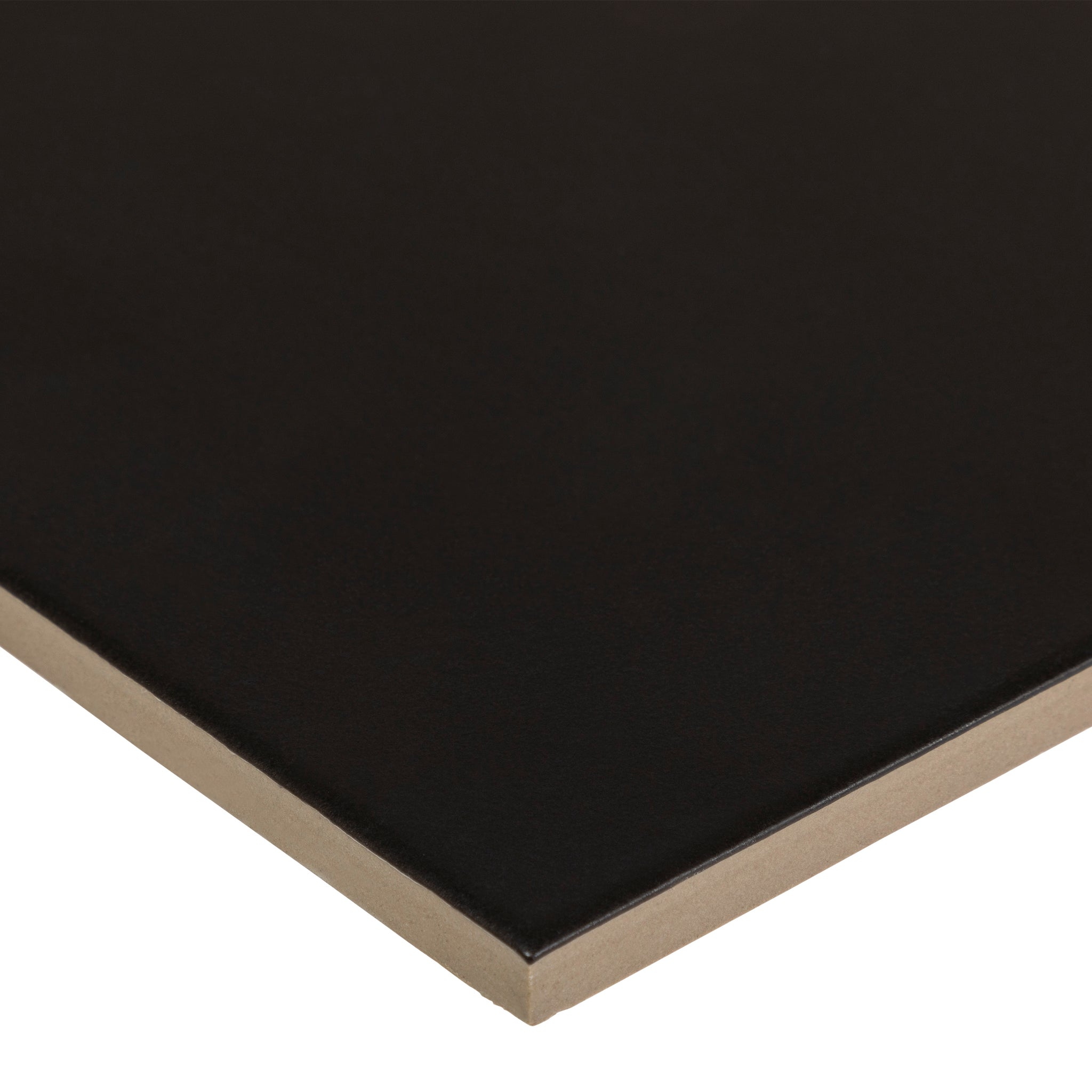 9x9 Square Black porcelain tile | Industry Tile