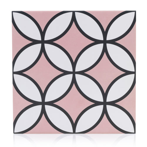 8x8 Bold Pink porcelain tile - Industry Tile
