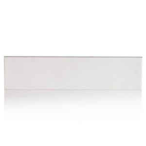 2x10 Modern Brick White Gloss porcelain tile - Industry Tile
