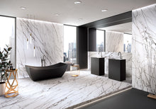 Load image into Gallery viewer, 24x48 Mystic Lilac polished porcelain tile - Industry Tile