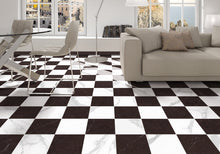 Load image into Gallery viewer, 9x9 Charmed Statuario base field porcelain tile - Industry Tile
