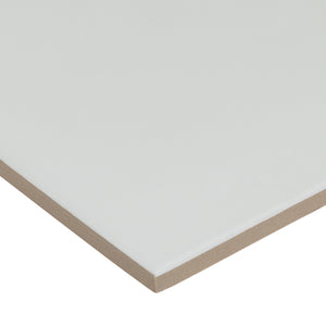 9x9 Square White porcelain tile - Industry Tile
