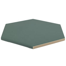 Load image into Gallery viewer, 7.8x9 Tribeca Hexagon Green porcelain tile - Industry Tile