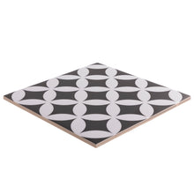 Load image into Gallery viewer, 8x8 Art Decor Black &amp; White porcelain tile - Industry Tile