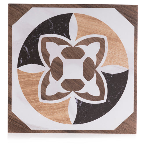 8x8 Art Wood Marble design 1 porcelain tile - Industry Tile