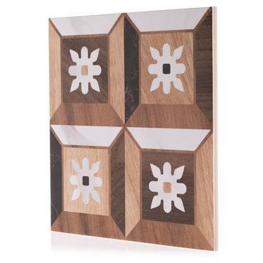 8x8 Art Wood Marble design 6 porcelain tile - Industry Tile