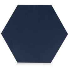 Load image into Gallery viewer, 9x10 Hexagon Navy Blue porcelain tile - Industry Tile