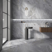 Load image into Gallery viewer, 24x48 Italia Quartzite Grey porcelain tile - Industry Tile