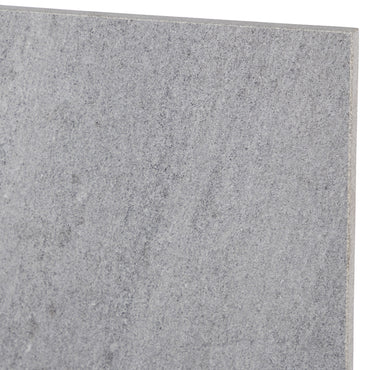 12x24 Quartzite Gray matte porcelain tile (made in USA) - Industry Tile