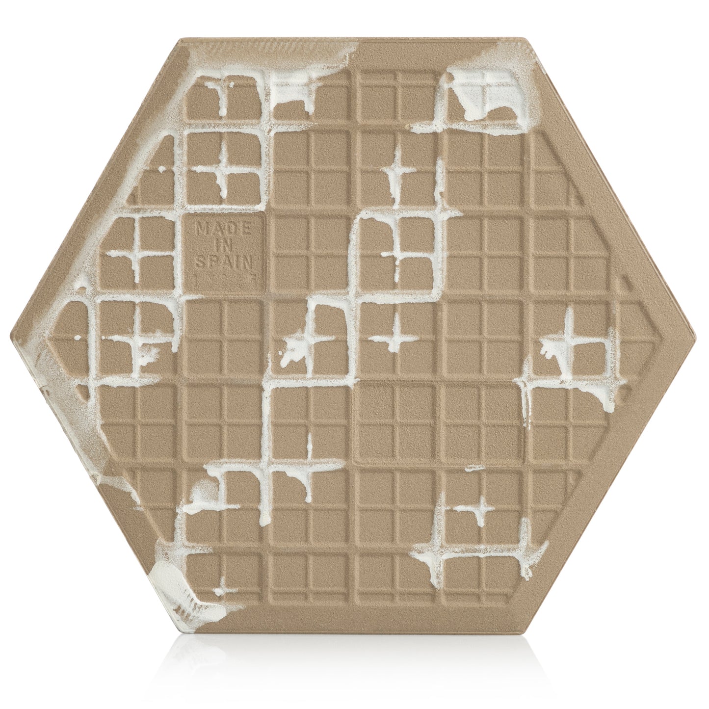 Woodside 8x10 Oak hexagon porcelain tile - Industry Tile