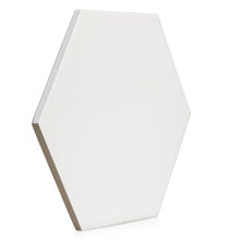 Load image into Gallery viewer, 7.8x9 Tribeca Hexagon White porcelain tile - Industry Tile