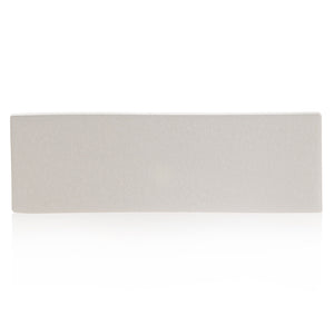 2.6x8 Crackled Light white body ceramic wall tile - Industry Tile